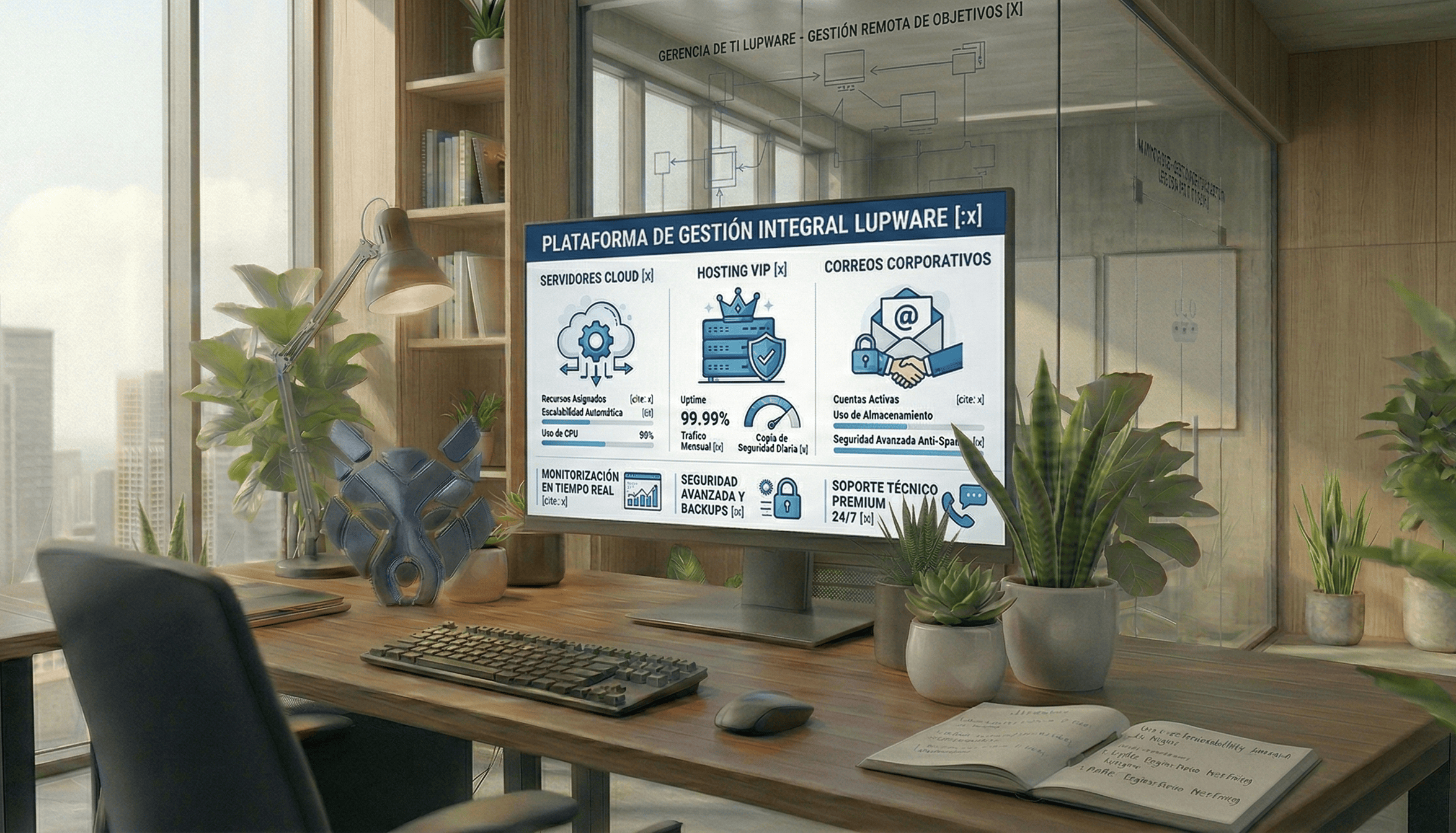 Servidores Cloud y Hosting Administrado por Lupware