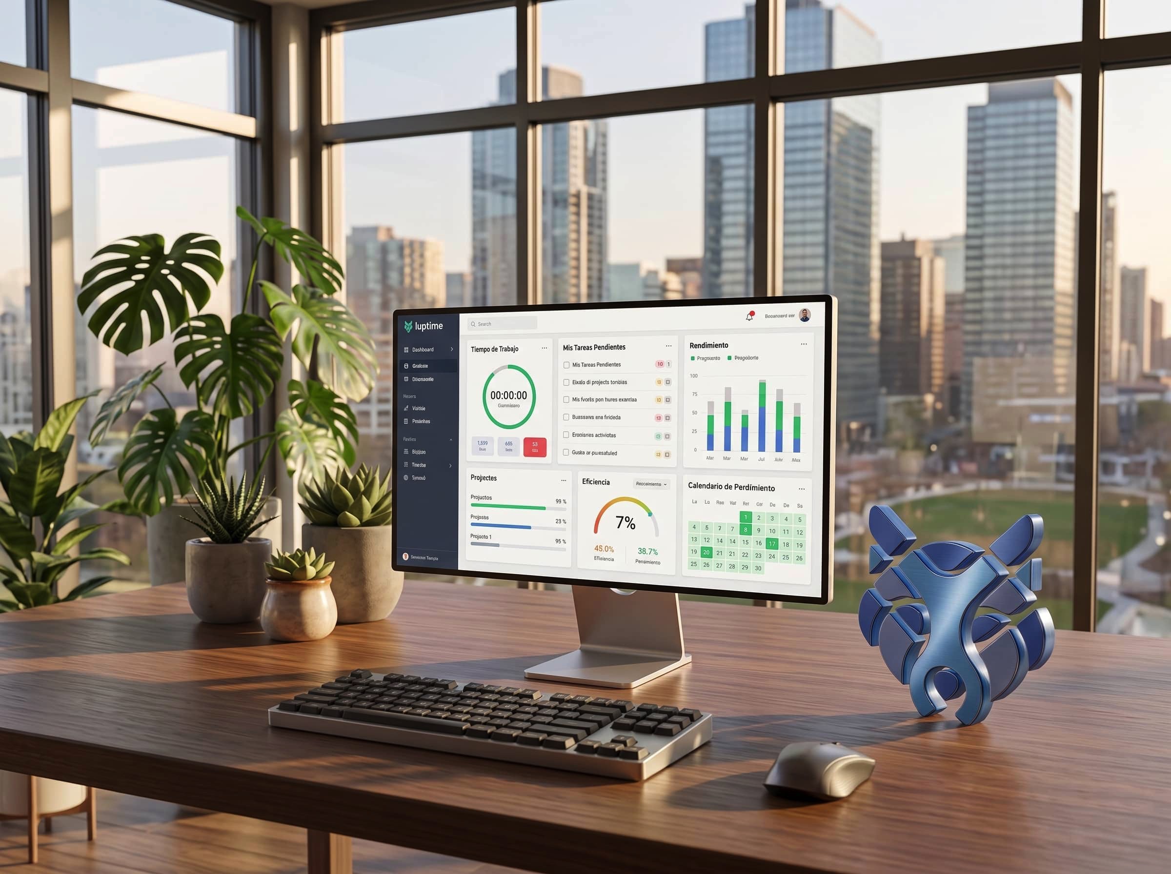 Dashboard de Asistencia y Nómina LupTime